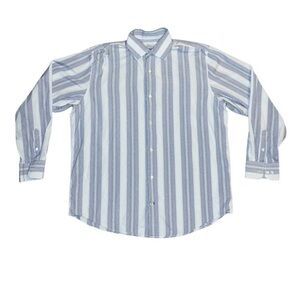 Banana Republic Striped Button Up Dress Shirt